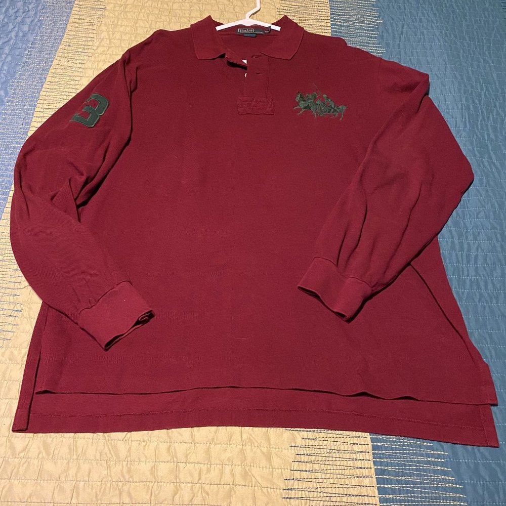 Polo by Ralph Lauren Long Sleeve Polo 1/4 Button Up Shirt